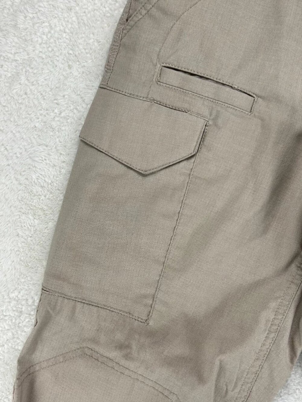 First Tactical Cargo Pants‎ Mens 32 Beige Ripstop Utility Workwear Outdoor - Picture 2 of 13